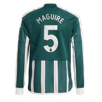Maglie da calcio Manchester United Harry Maguire #5 Seconda Maglia 2023-24 Manica Lunga